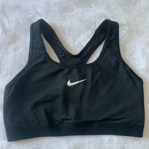 Nike black sports bra